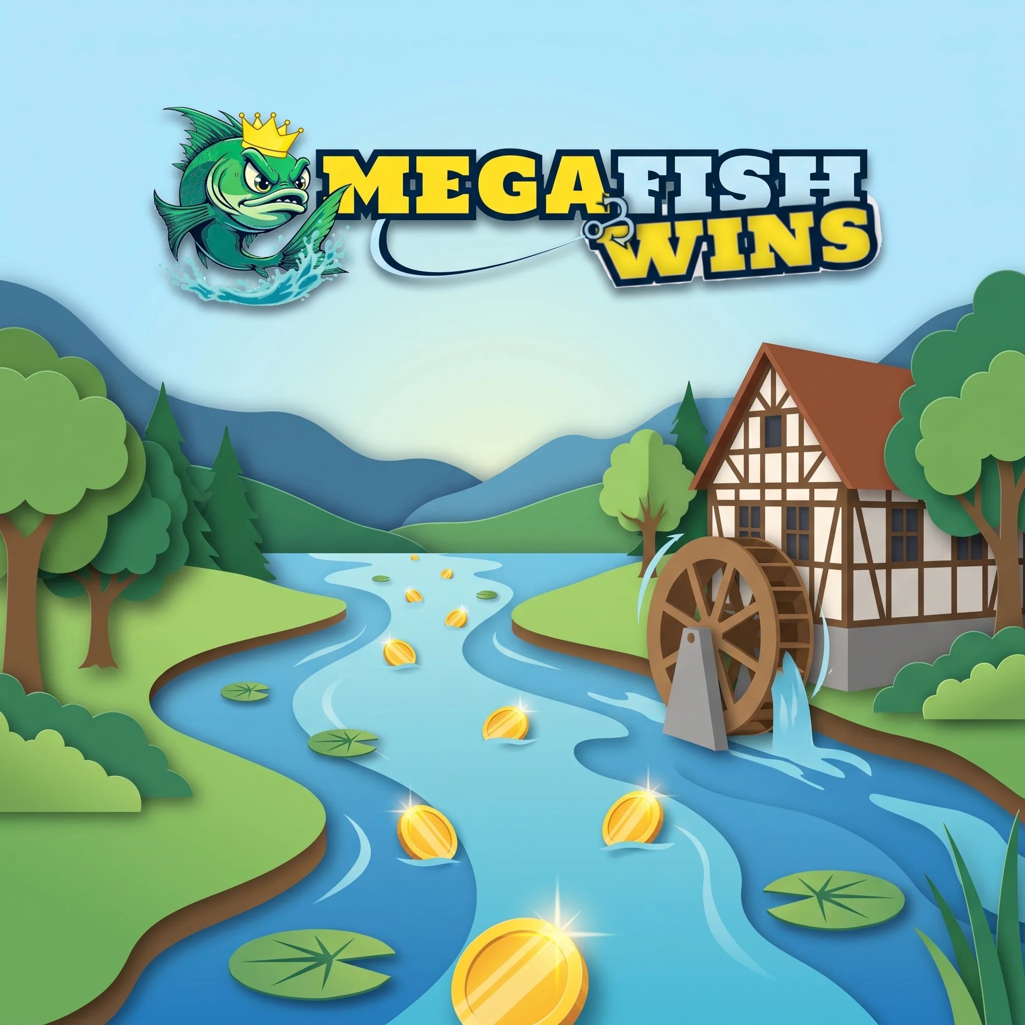 MegaFishWins-Motiv zu Ein- und Auszahlungen